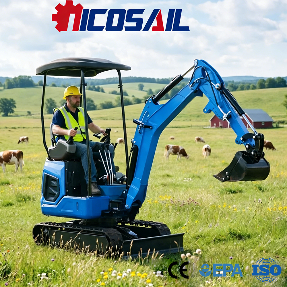 Farming Jobs - 1.8Ton Mini Digger CE Approved Euro