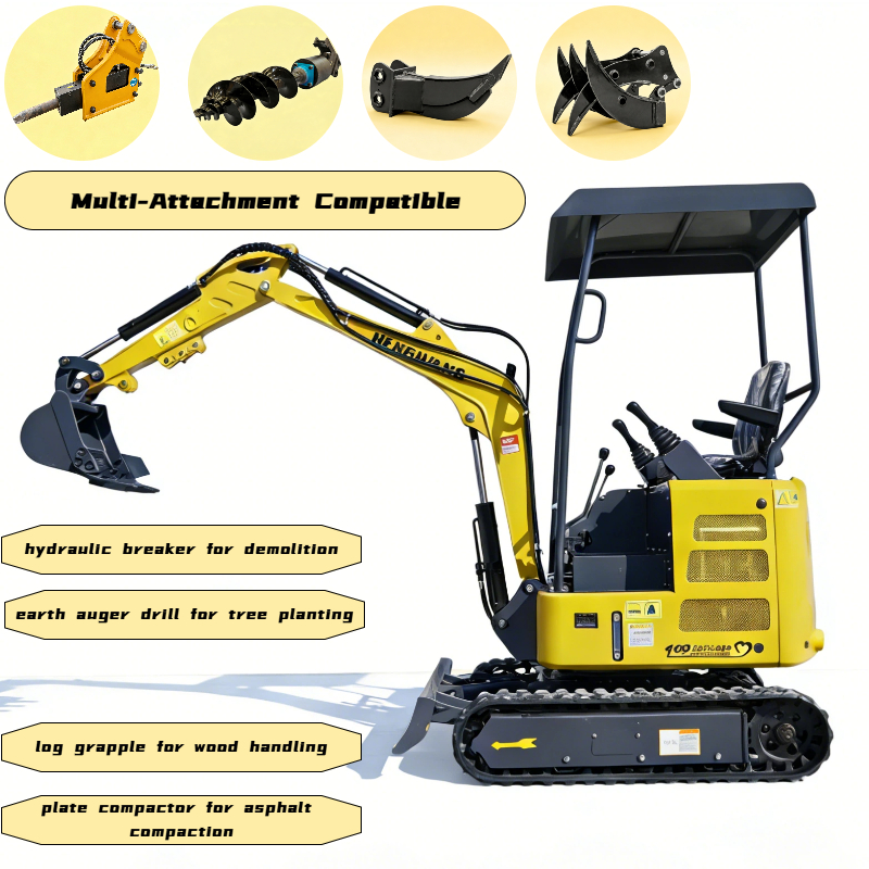 Farming Agriculture Project - 1.7 Ton Customized Mini Excavator Customized