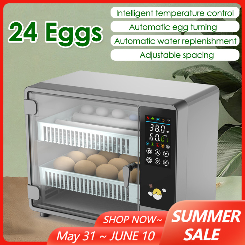 24 Eggs Full Automatic Turning - Quail Egg Incubator recensie en prijs