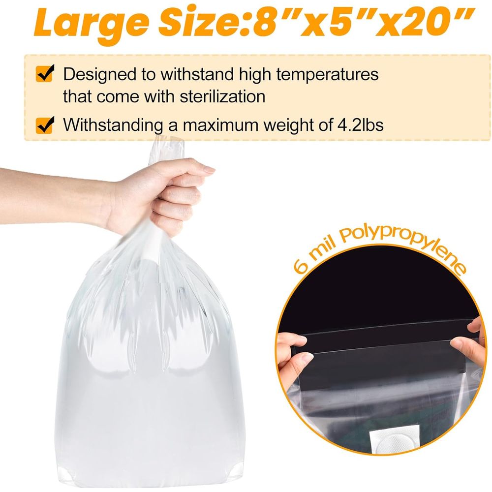 100PCS Mushroom Planting Kit - - Mushroom Spawn Bag recensie en prijs