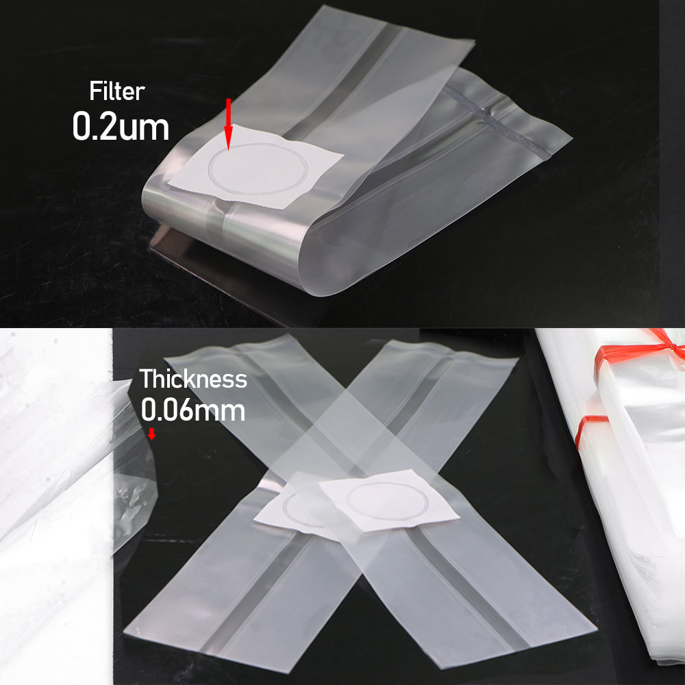 50PCS PP 0.2um Filter PP Mushr - Mushroom Spawn Bag recensie en prijs