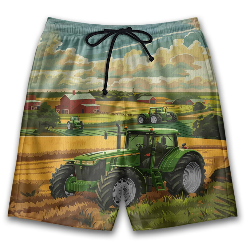 Funny Tractor 3D Print Beach S - Farming Jobs recensie en prijs