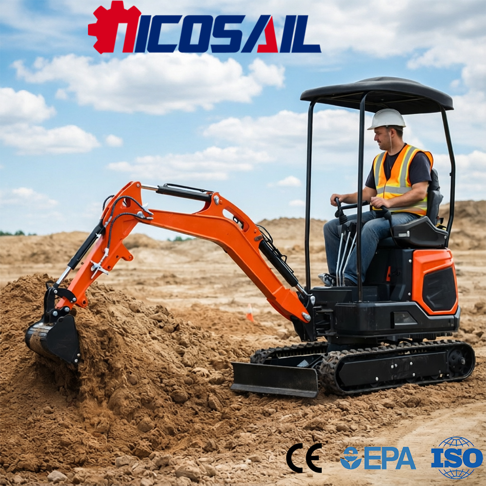 1.8Ton Mini Digger CE Approved - Farming Jobs recensie en prijs