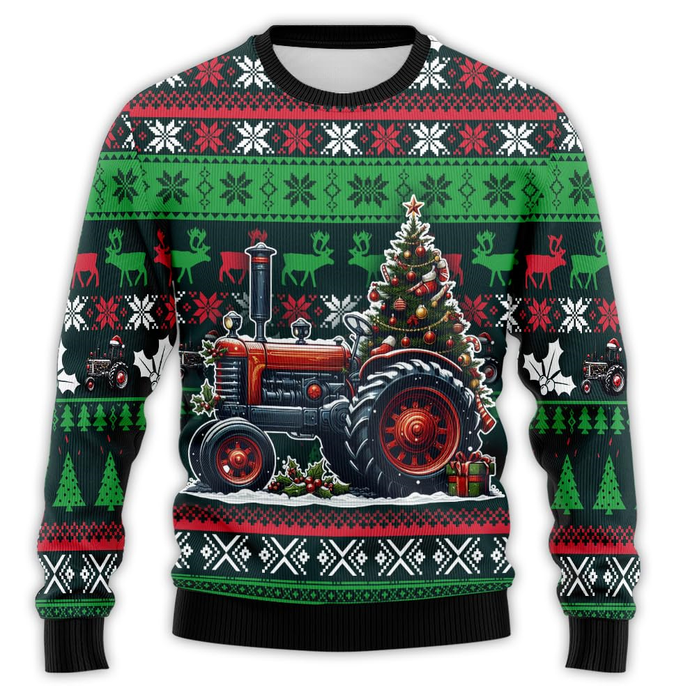 Tractor Ugly Christmas Sweater - Farming Jobs recensie en prijs