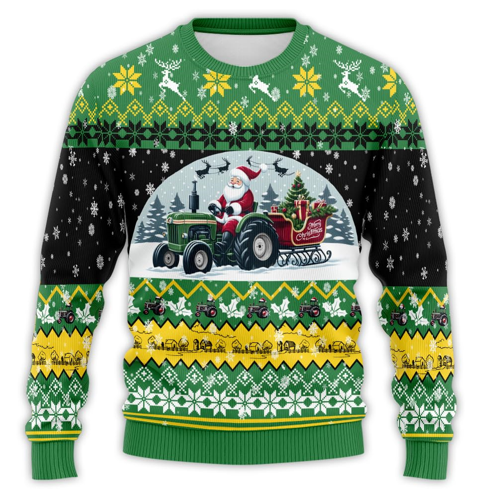 Tractor Ugly Christmas Sweater - Farming Jobs recensie en prijs