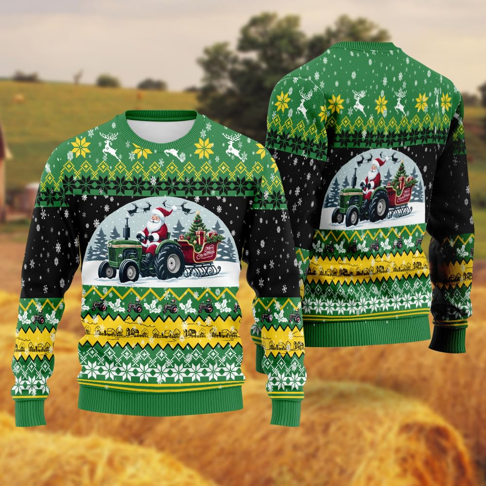 Tractor Ugly Christmas Sweater - Farming Jobs recensie en prijs