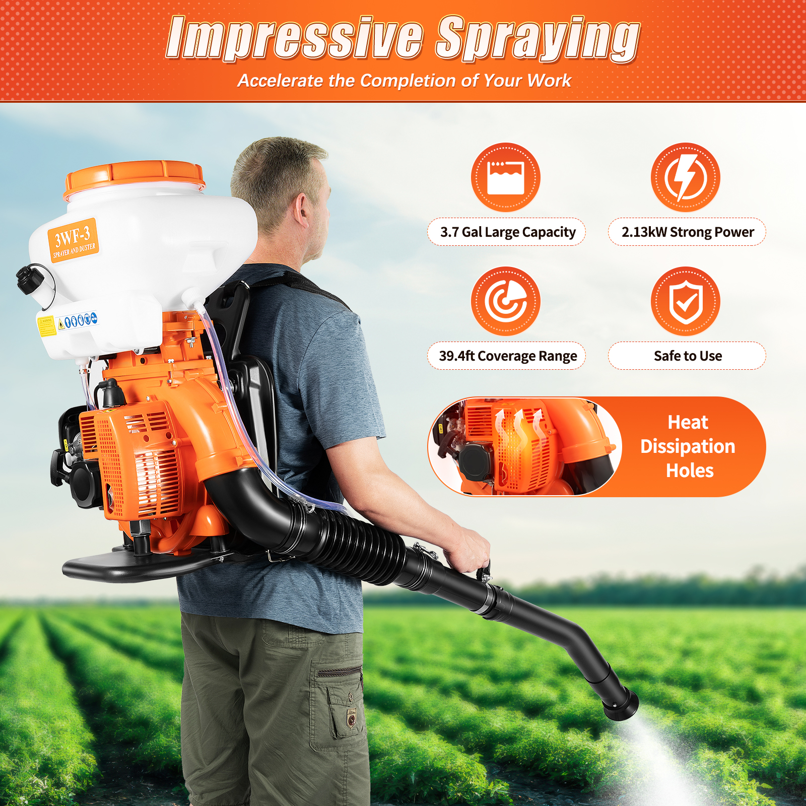 Gas Powered Backpack Sprayer 4 - Crop Sprayer Backpack recensie en prijs