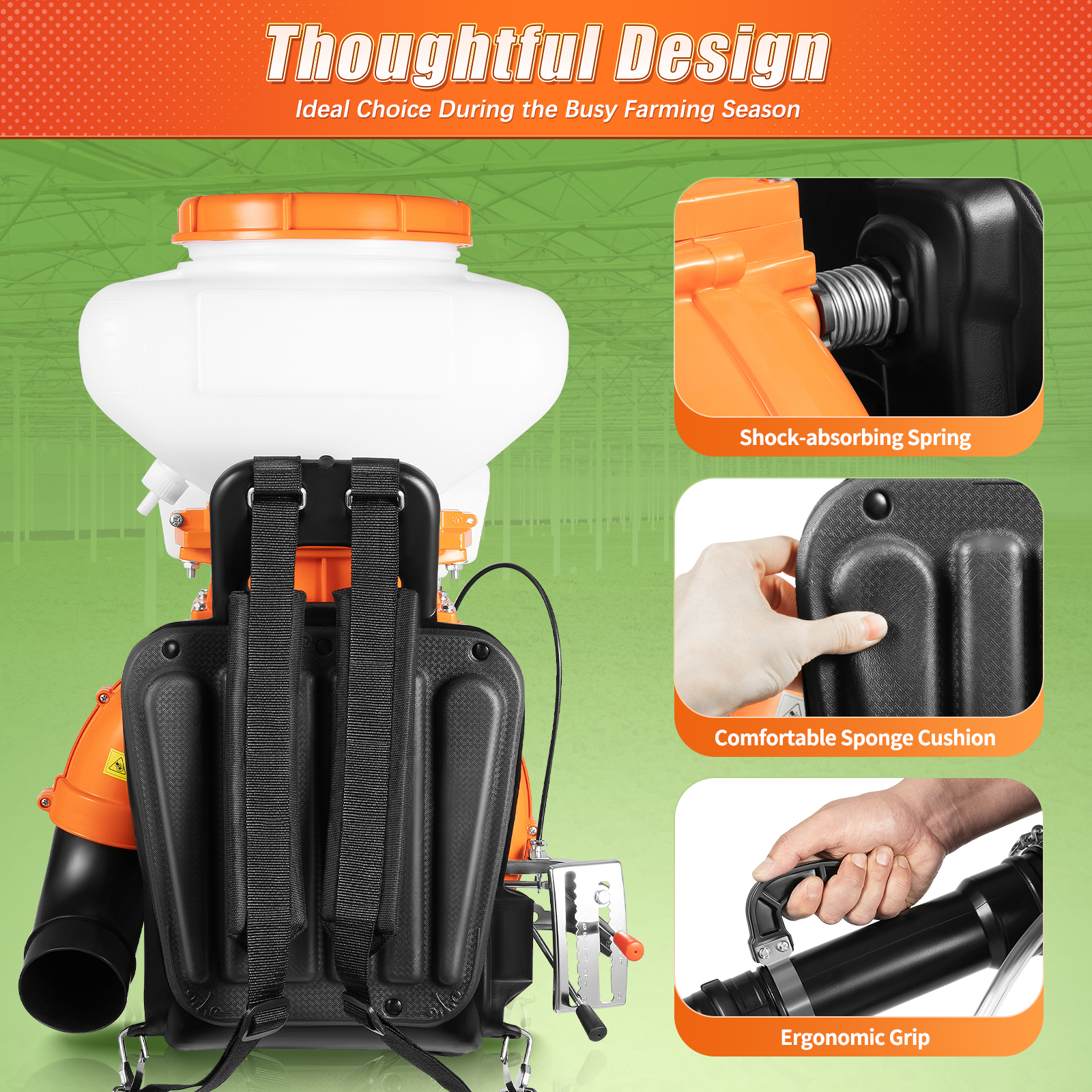 Gas Powered Backpack Sprayer 4 - Crop Sprayer Backpack recensie en prijs